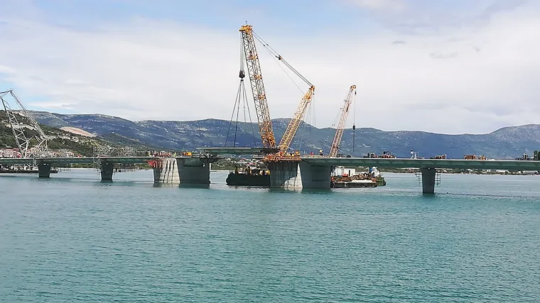 RTL-ove kamere na gradili&scaron;tu mosta Čiovo - kopno: evo kako napreduje projekt vrijedan 230 milijuna eura