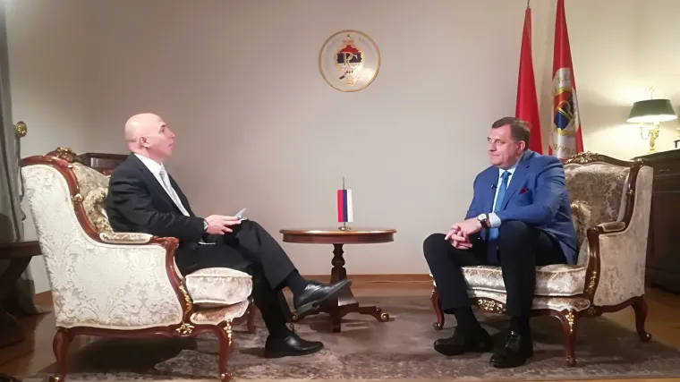 VIDEO Ekskluzivni intervju s Miloradom Dodikom: 'Mi vjerujemo da su Bo&scaron;njaci generirali ovu priču s migrantima'