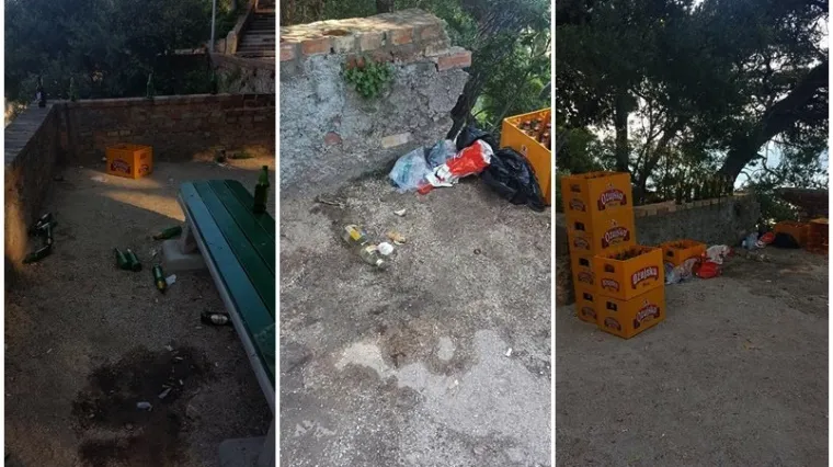 Sramotni prizori: ogromne količine smeća i razbijenog stakla &scaron;okirale Dubrovčane