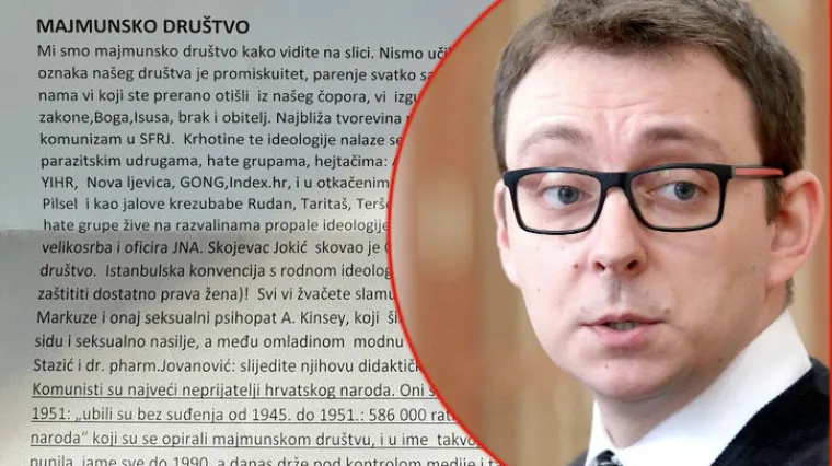 Bojan Glava&scaron;ević dobio pismo od 'građana Hrvatske': 'Svi vi žvačete slamu koja je puna mirisa liberalfa&scaron;izma'