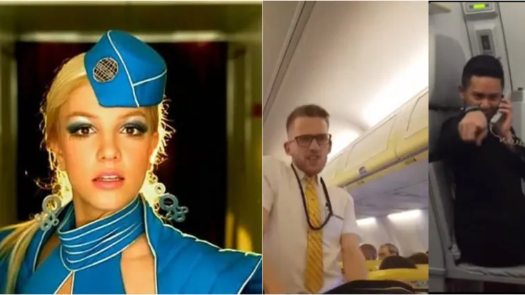 Britney bi bila ponosna: stjuardi zaplesali na 'Toxic' u avionu, molimo aplauz!