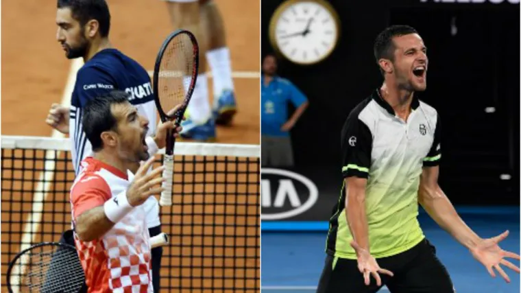 Hrvatski tenisači u međusobnoj borbi