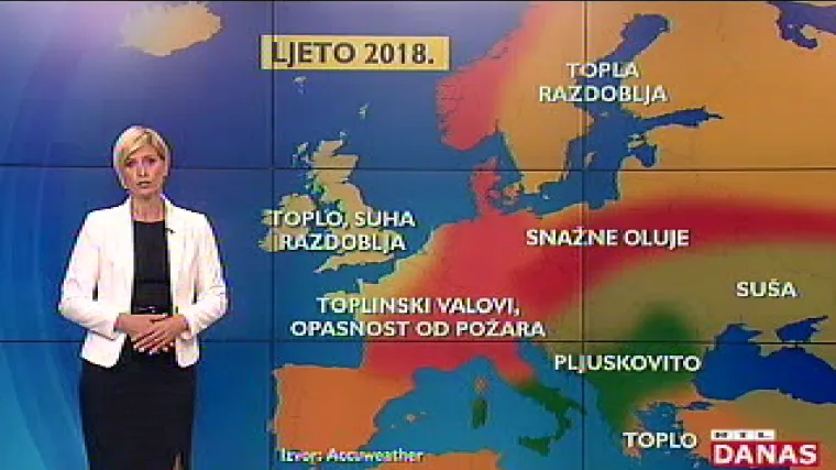 Čeka li nas najtoplije ljeto u povijesti? Dunja Mazzocco Drvar predviđa koliko će biti te&scaron;kih dana i nepodno&scaron;ljivih noći
