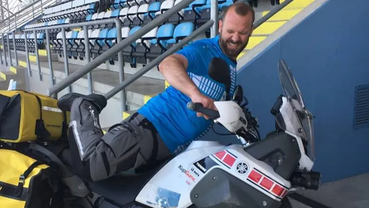 Riječki liječnik u dresu HNK Rijeke motociklom kreće na put dug 25 tisuća kilometara!