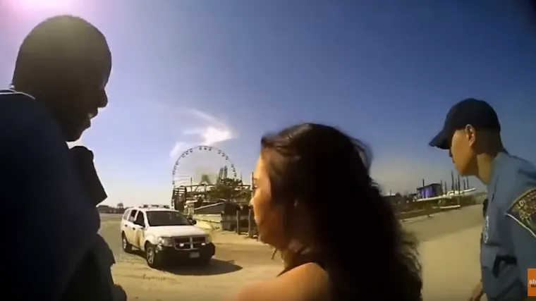 VIDEO &Scaron;okantna snimka: nije htjela policajcu reći vlastite podatke, on djevojku - udario!?