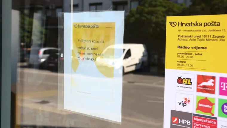 FOTO Drama u Zagrebu: naoružani mu&scaron;karac opljačkao po&scaron;tu na Male&scaron;njici