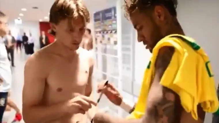 Modrić nije samo potpisao poklonjeni dres Neymaru, tu se dogodilo mnogo vi&scaron;e