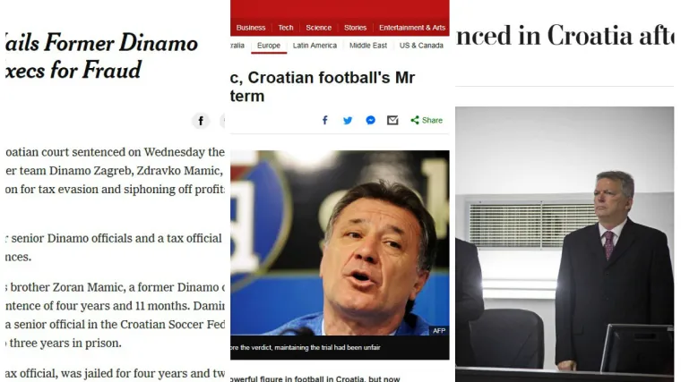 'Gazda hrvatskog nogometa osuđen zbog korupcije' - ovako o Mamićevoj presudi pi&scaron;u strani mediji