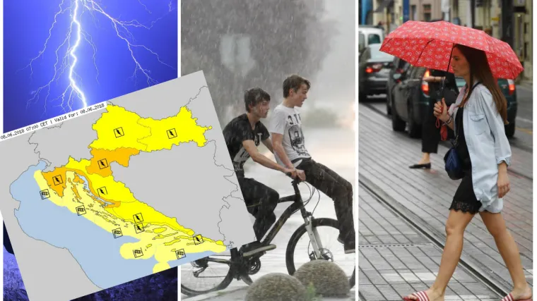 Meteoalarm se ponovno oglasio! Čitavoj zemlji prijeti grmljavinsko nevrijeme, Istra opet na udaru