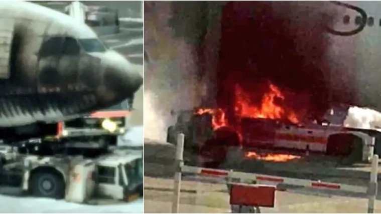 VIDEO Požar na frankfurtskom aerodromu: Zrakoplov Lufthanse zahvatila vatrena stihija, ozlijeđeno deset osoba