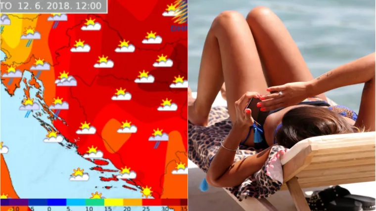 Stiže toplinski val, brojka do koje će rasti temperature djeluje stvarno gigantski