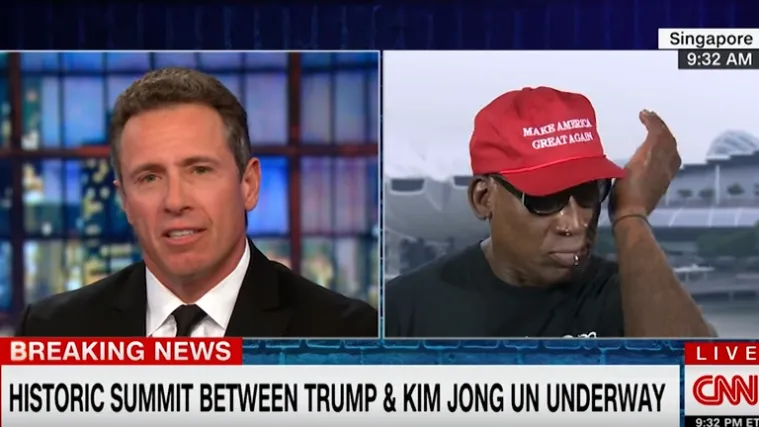 VIDEO Dennis Rodman se u emisiji uživo rasplakao zbog susreta Trumpa i Kima