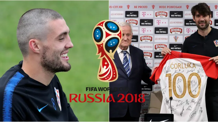 FOTO Ćorluka primio dar za 100. nastup: Kovačić se na treningu Vatrenih pojavio s novom frizurom