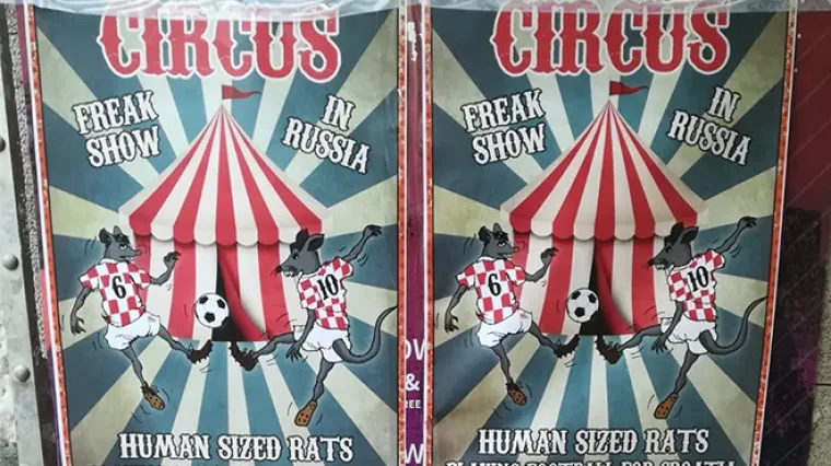 U Trogiru osvanuli novi uvredljivi plakati na račun Modrića i Lovrena: '&Scaron;takori igraju za Hrvatsku'