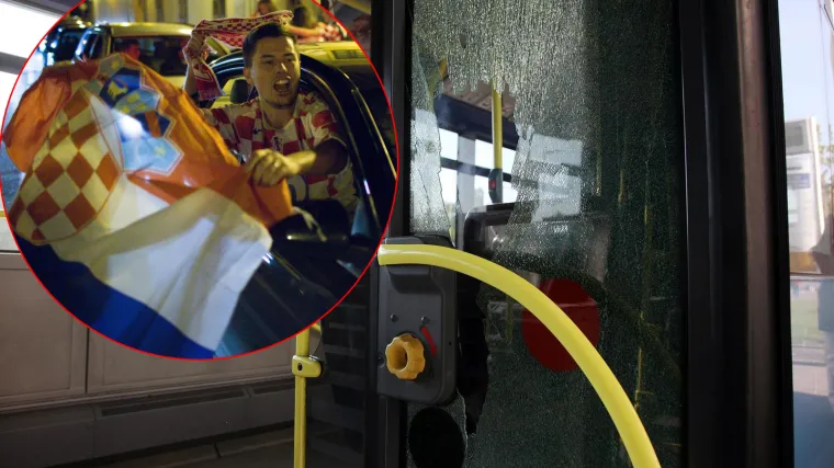 Ponijelo ga veselje? Bacio bocu iz auta i razbio staklo na autobusu ZET-a
