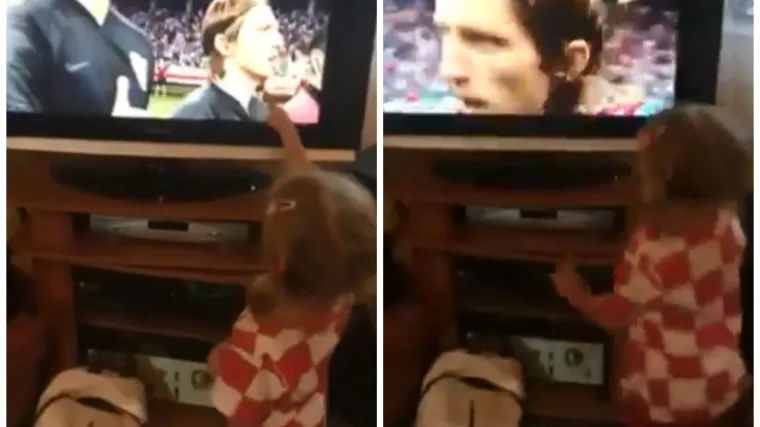 Ona je Lukina najveća navijačica i pokazuje to svim srcem