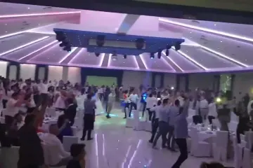 Tu noć kad si se udavala: Gosti na svadbi zajedno s mladencima gledali tekmu s Danskom