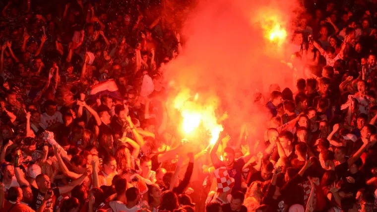 Trg je nakon Peri&scaron;ićevog gola naprosto eksplodirao, a pogledajte &scaron;to se dogodilo u Londonu