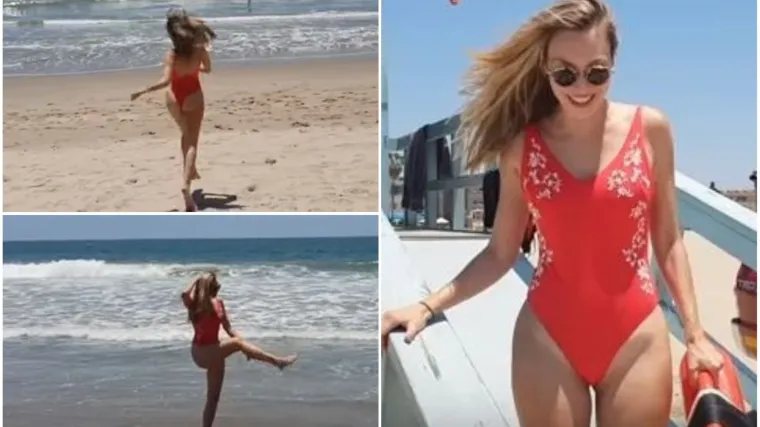 Izvija se i trči u badiću, a kameri srećom ni&scaron;ta nije promaklo