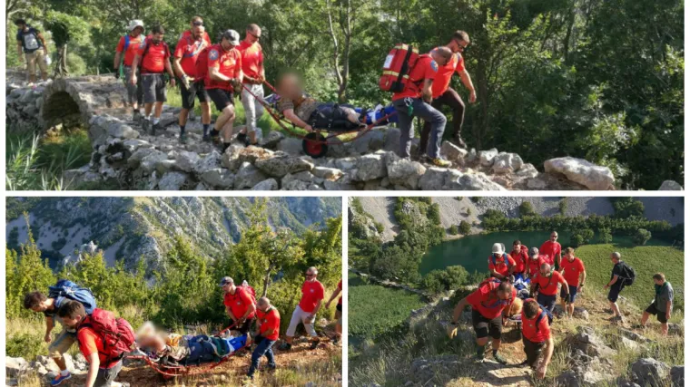 Zadarski HGSS spasio stranu državljanku koja je slomila nogu na Kudinom mostu