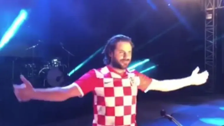 Na koncert do&scaron;ao u hrvatskom dresu: 'I, jeste li se oporavili?'