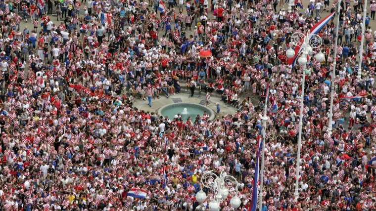 Policija objavila koliko se ljudi okupilo za viceprvake svijeta!