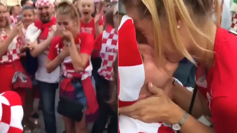 Par koji je razveselio sve oko sebe: tijekom dočeka Vatrenih zaprosio djevojku, ona pristala!