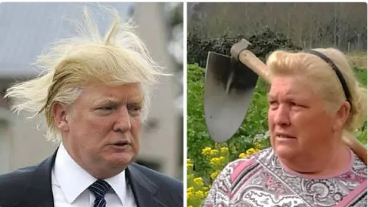 Dvojnica Donalda Trumpa: htjela je samo ubrati kupus, a postala je hit na dru&scaron;tvenim mrežama