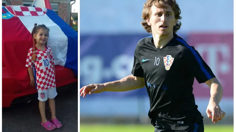 Luka Modrić odgovorio na pismo bolesne djevojčice Selene, HNS ga objavio