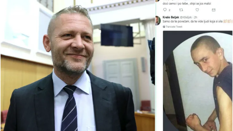 Beljaku prijetili nakon divljanja Hasanbegovićevog zastupnika, njegov odgovor postao viralan