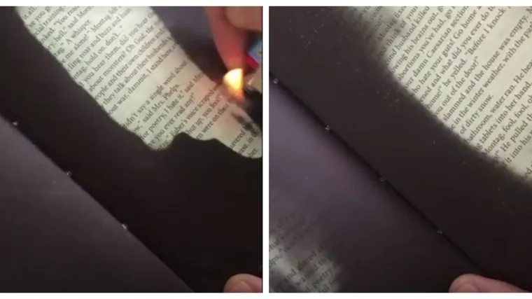 Inovacija koja oduševljava: Ovu knjigu možete čitati samo ako ju zapalite!