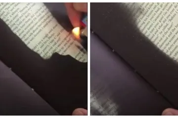 Inovacija koja oduševljava: Ovu knjigu možete čitati samo ako ju zapalite!