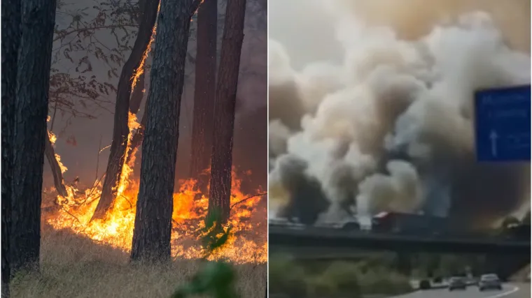 VIDEO Vatra guta &scaron;umu pored Berlina, zbog zaostale municije odjekuju eksplozije