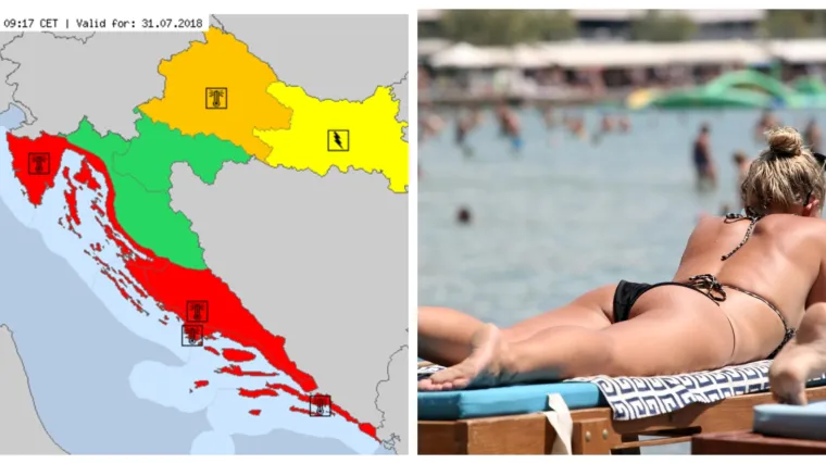 U Hrvatskoj upaljen crveni alarm! Meteorolozi: Jadran je danas najopasnije mjesto u Europi