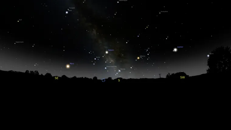 Večeras oko 21 sat gledajte prema jugoistoku