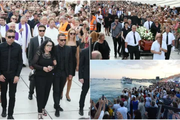 Brod s Oliverovim lijesom otplovio put Vele Luke