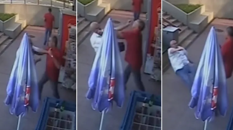 VIDEO 'Tata, &scaron;to si to uradio, ubio si nevinog čovjeka': Mu&scaron;karac se bori za život jer je zadržavao red