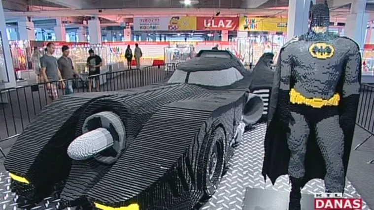 Lego atrakcija na Zagrebačkom velesajmu: Od popularnih kockica napravljeni Batmanov automobil, Titanic...