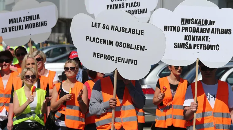 Radnici Croatia Airlinesa idućeg tjedna kreću u &scaron;trajk: "Plenković nas je izigrao!'