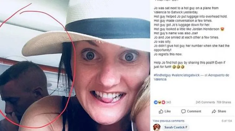 Britanka preko Fejsa traži momka iz aviona: 'Bio je jako zgodan, zaboravila sam mu dati broj'