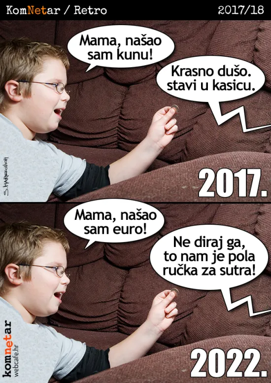 Razlika između kune i eura