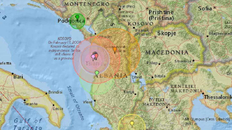 Podrhtavanje se osjetilo u cijeloj regiji