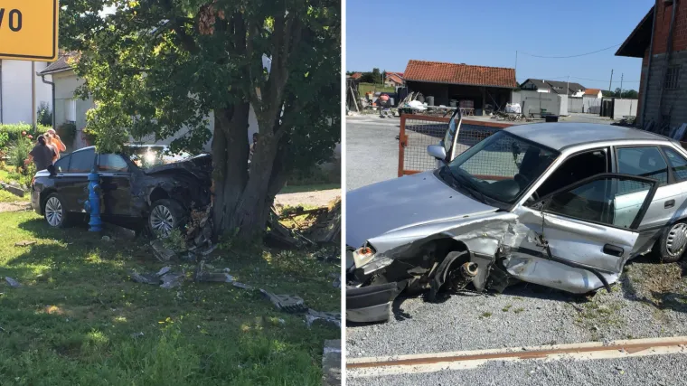 Sudarila se dva auta, troje ljudi ozlijeđeno i prevezeno u bolnicu