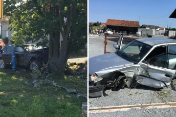 Sudarila se dva auta, troje ljudi ozlijeđeno i prevezeno u bolnicu