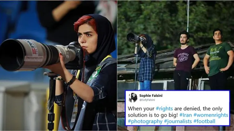 Jer žene ne smiju na stadion: 'Naoružana' teleobjektivom, utakmice fotografirala s krovova obližnjih zgrada