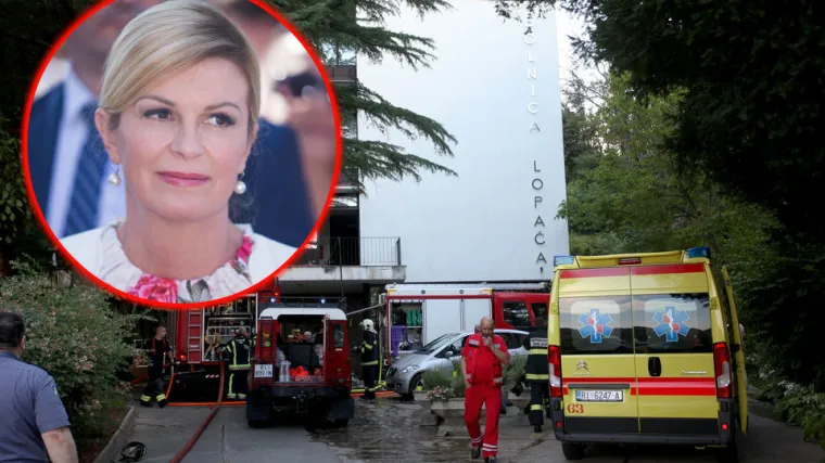 Predsjednica o požaru u bolnici: 'Da je cesta koja je zatvorena 4 godine prohodna, vatrogasci bi stigli brže'