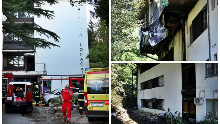 Uzrok požara: Pacijent bacio radio iz kojeg su frcnule iskre koje su pokrenule požar?