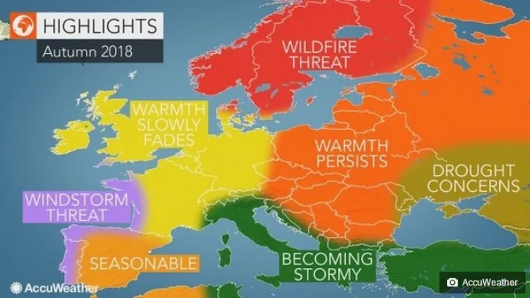 Dugoročna prognoza za jesen u Europi: Rujan topliji od prosjeka, a evo &scaron;to nas čeka u Hrvatskoj