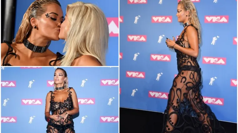 Do&scaron;la u prozirnoj haljini bez grudnjaka pa strastveno poljubila kolegicu