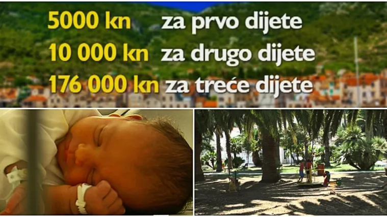 Koliko se u Hrvatskoj ulaže u djecu i mlade obitelji? Jedan otok daje čak 176 000 kuna za treće dijete